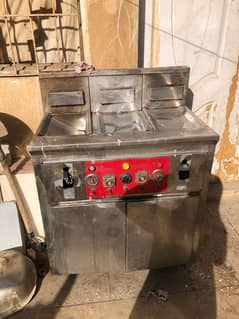 double fryer with sizzlar
