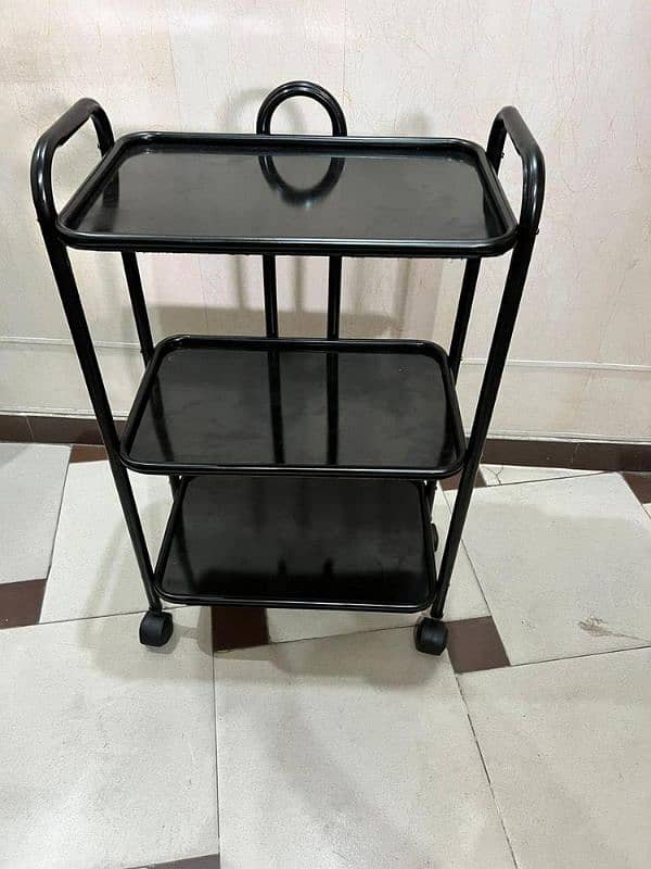 trolley 3 tray with wheels moving trolley 1