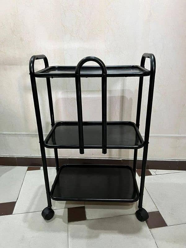 trolley 3 tray with wheels moving trolley 3
