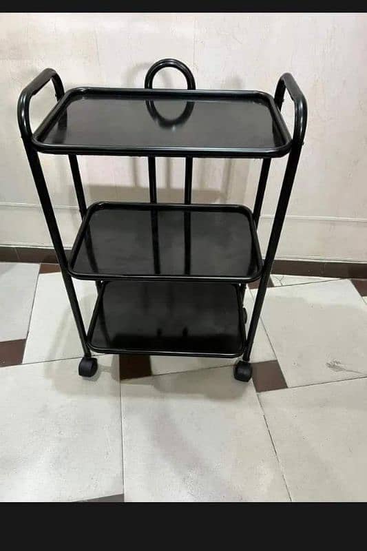 trolley 3 tray with wheels moving trolley 5