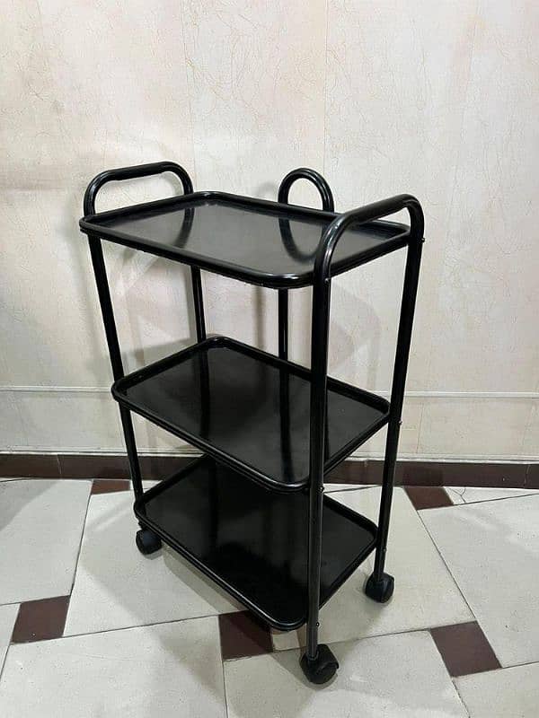 trolley 3 tray with wheels moving trolley 6