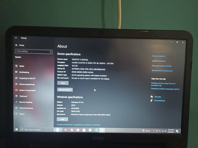 Dell Latitude - Intel i5 4
