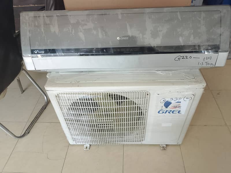 Gree 1.5 ton dc inverter G222uc year warranty(0306=4462/443)superbbse 0