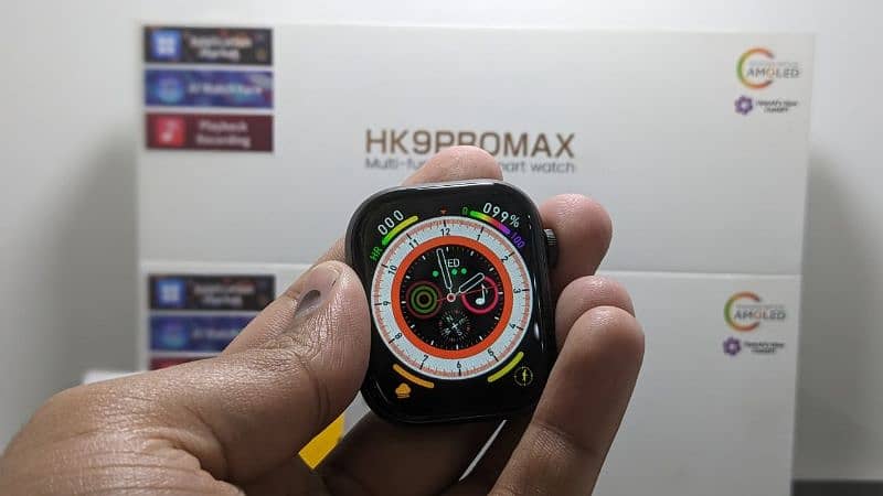 Hk9 Pro 2nd Gen Original AMOLED Display| 90Hz refresh rate Apple watch 6