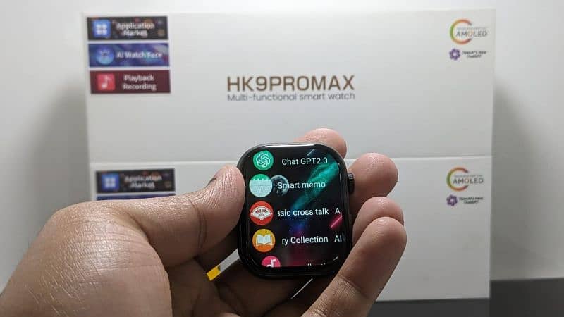 Hk9 Pro 2nd Gen Original AMOLED Display| 90Hz refresh rate Apple watch 8