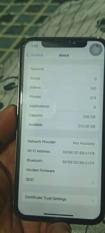 Iphone X Non pta 256gb 3