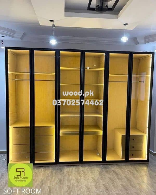 new almari, sliding cupboard, glass wardrobe, kitchen cabinet 6