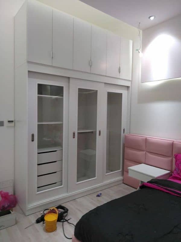 new almari, sliding cupboard, glass wardrobe, kitchen cabinet 13