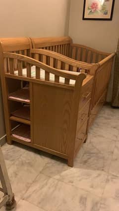 baby bed with wardrobe