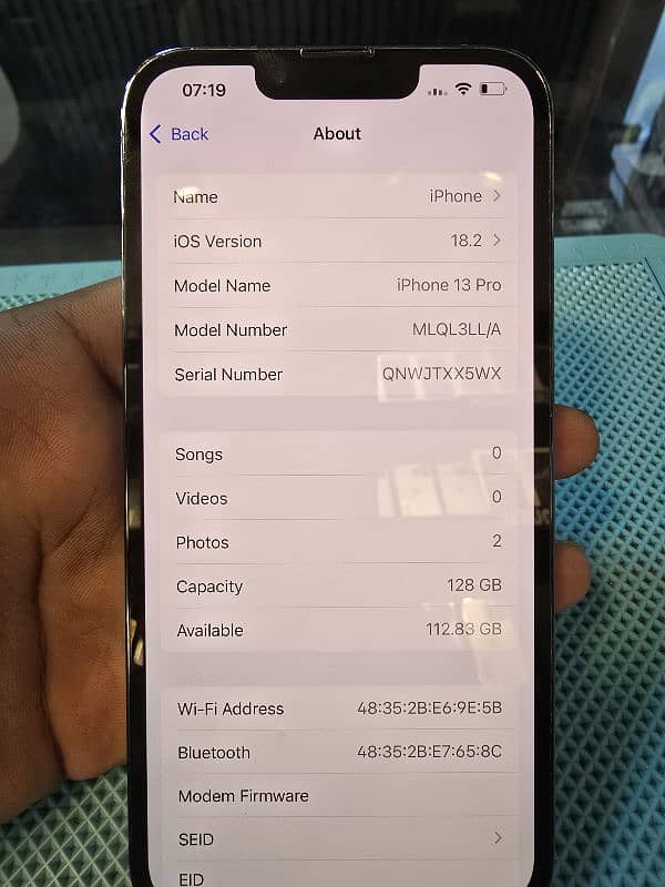 iphone 13 pro 128Gb Pta approve 5