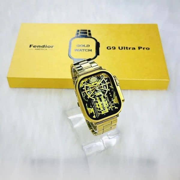 G9 ultra pro gold edition smart watch | 7 straps ultra smart watch 6