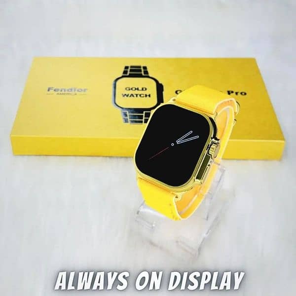 G9 ultra pro gold edition smart watch | 7 straps ultra smart watch 4