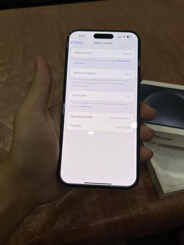 iphone 15 pro max, non pta 256gb factory unlock 1