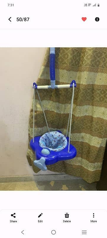 kids hanging swing very good quality 1