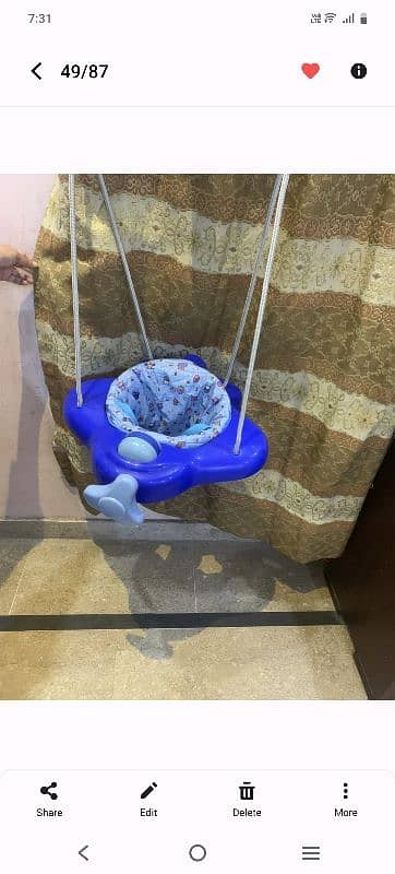 kids hanging swing very good quality 2