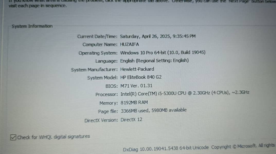 HP Elitebook 840 G2 with AMD gpu 5