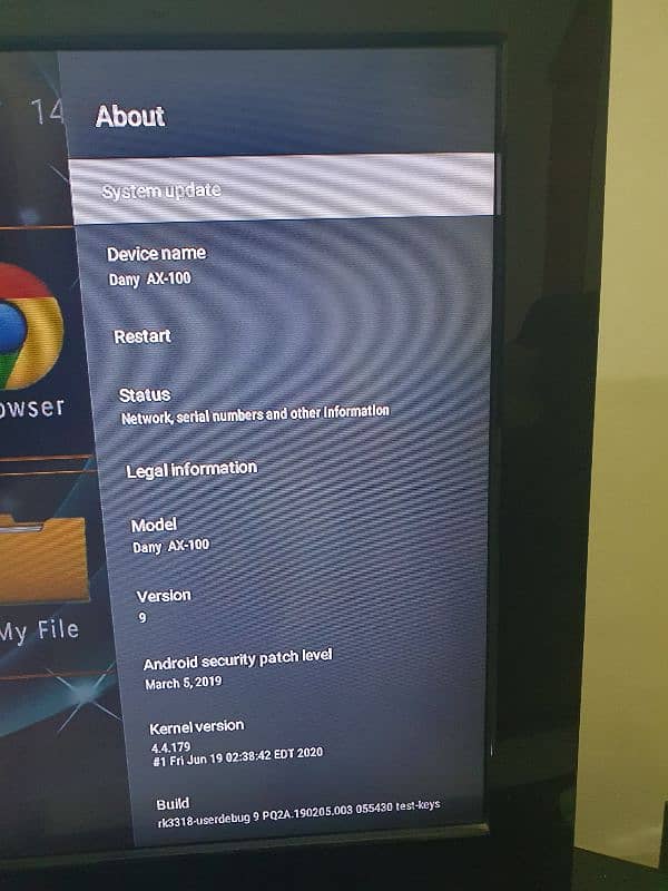 Dany android tv AX-100 4