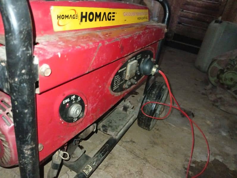 Homage 2.5kVA Generator for Sale 0