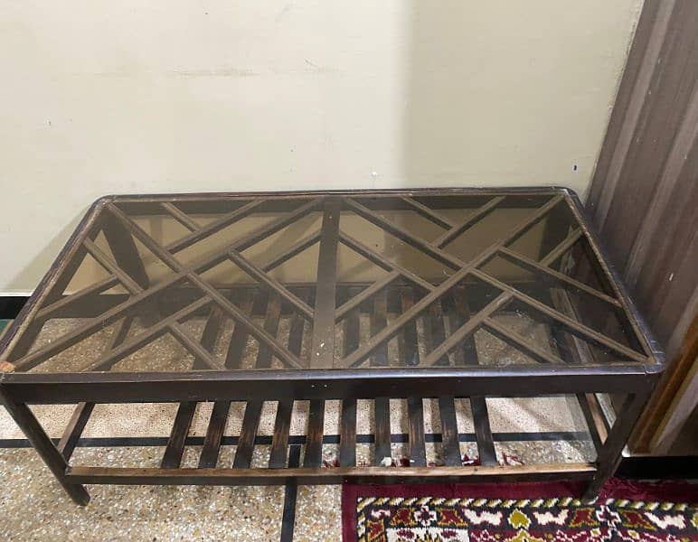 4 chair, 1 central table, 2 side table 1