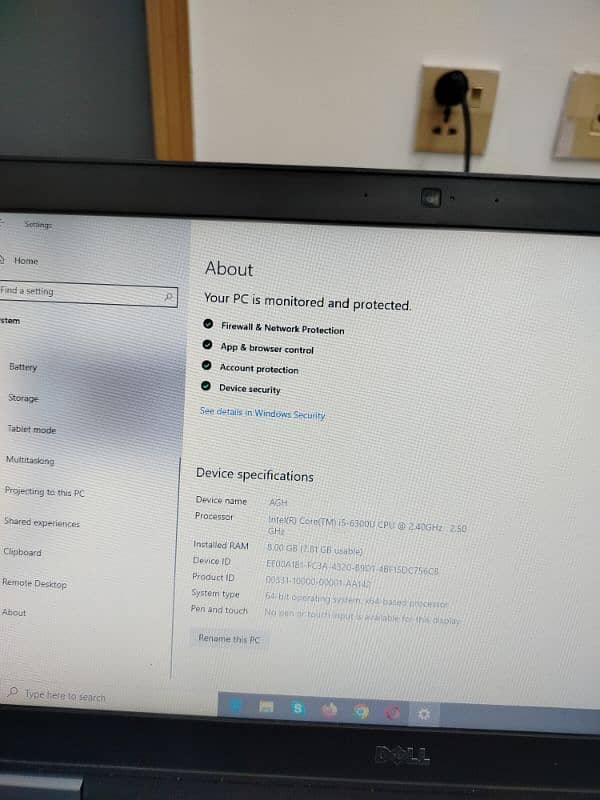 Laptop Core i5 6 generation 6