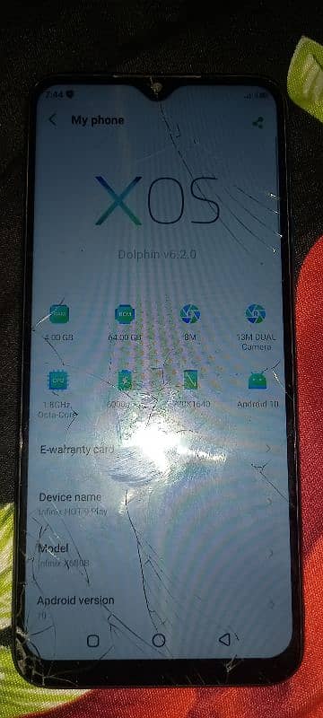 4 64 infinix hot 9 box available  03037520561 0