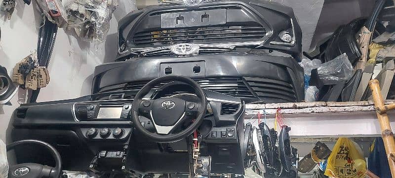 corolla trunk doors roof nose cut lights 4