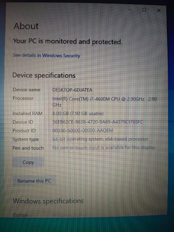 HP Envy 15 3