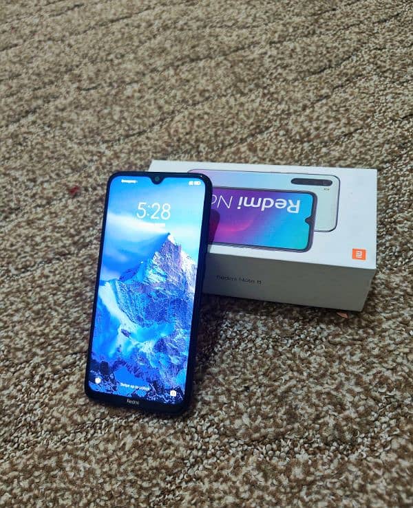Redmi note 8 complete box 10/9.9 1