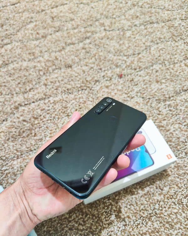 Redmi note 8 complete box 10/9.9 2