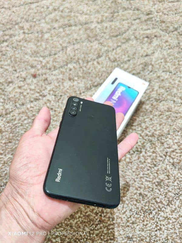 Redmi note 8 complete box 10/9.9 3