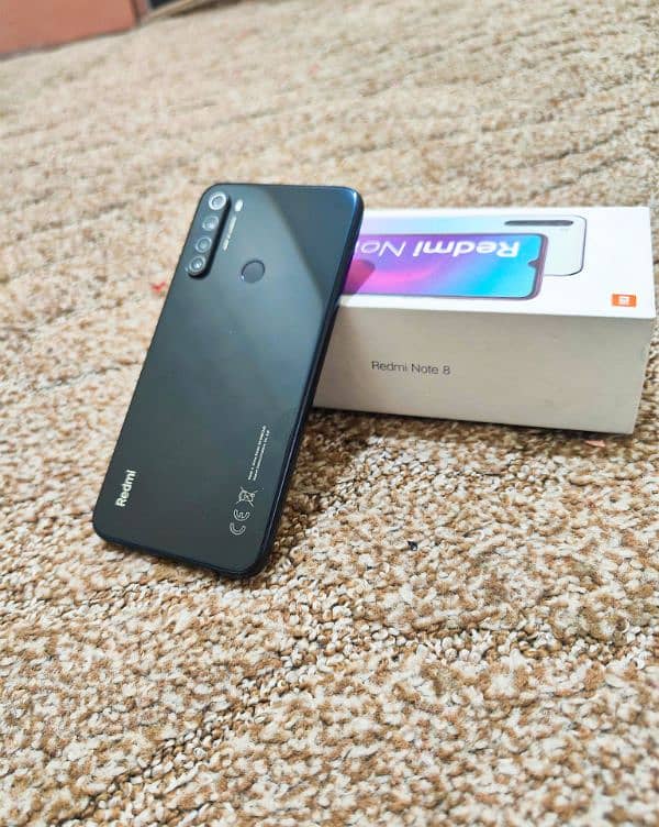 Redmi note 8 complete box 10/9.9 4