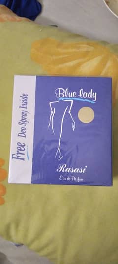 Blue lady Perfume Packed