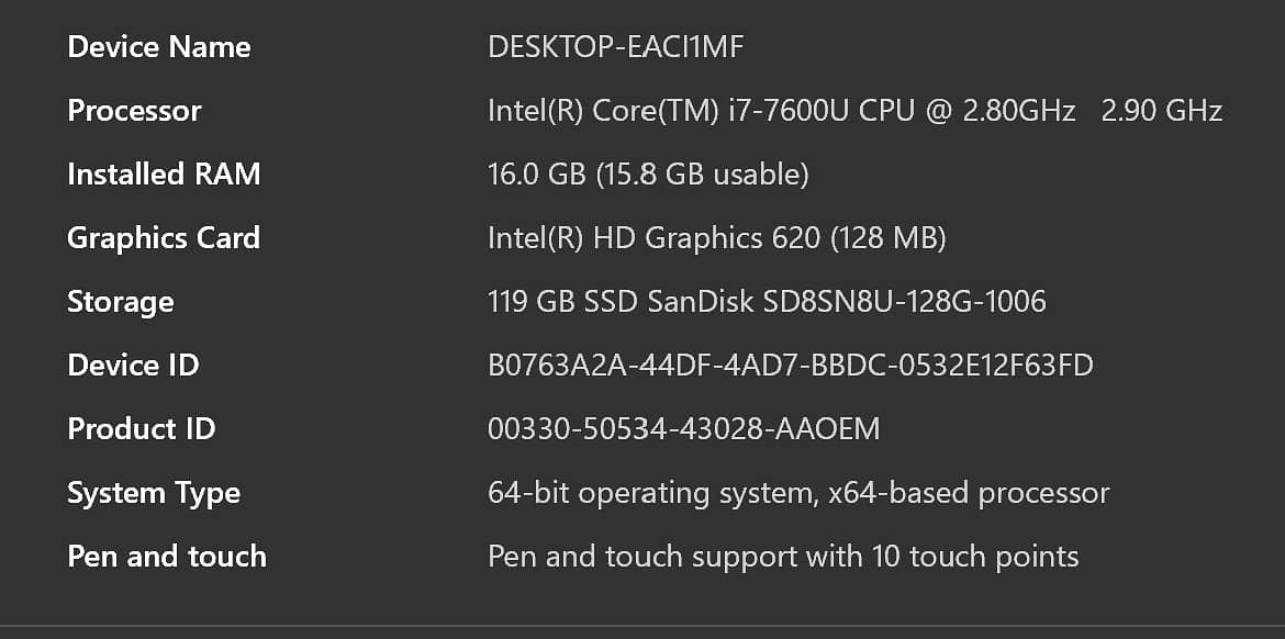 Lenovo ThinkPad X1 Yoga i7 7Gen 360 14inch 2k touch 16DDr4 128SSD 2