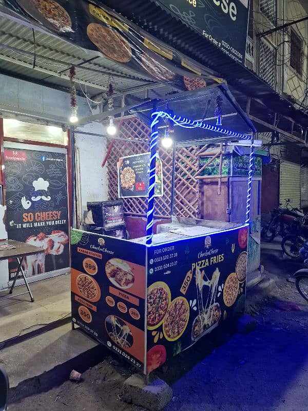 FRIES CART FRYING STOVE AND CUTTER FOR SALE 1