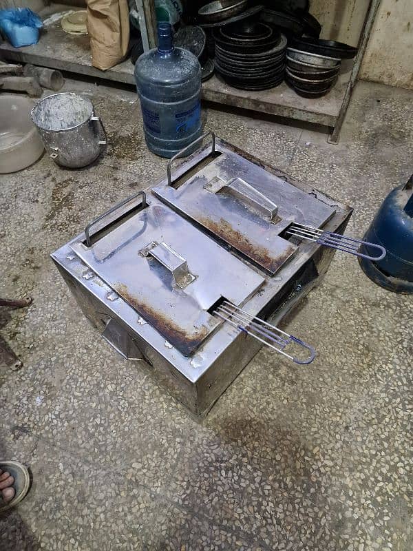 FRIES CART FRYING STOVE AND CUTTER FOR SALE 5