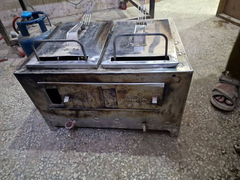 FRIES CART FRYING STOVE AND CUTTER FOR SALE 6