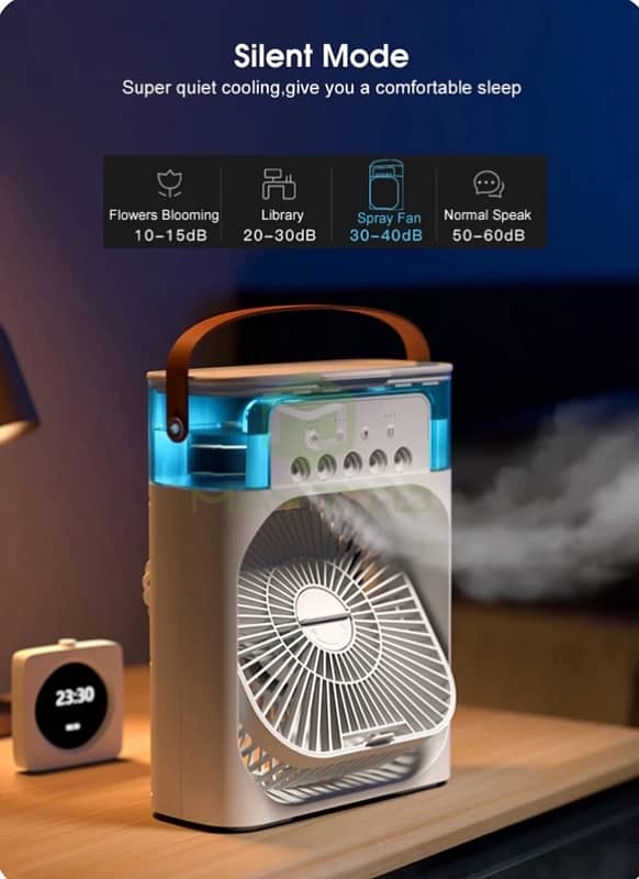 Portable Mist Fan Cooler And Air Conditioner 4