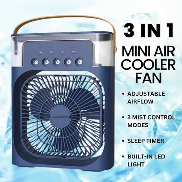 Portable Mist Fan Cooler And Air Conditioner 9