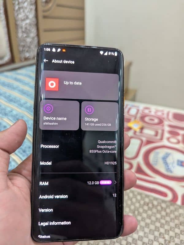 i sale my one plus because  i buy a new one 0