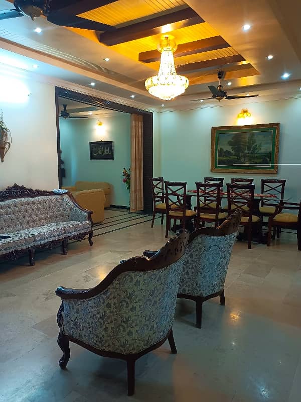 Complete Furnished 8 Marla Bedroom, Attached Washroom, Drawing Roo,m Attached Washroom, Ground Portion For Rent Demand 75000 2