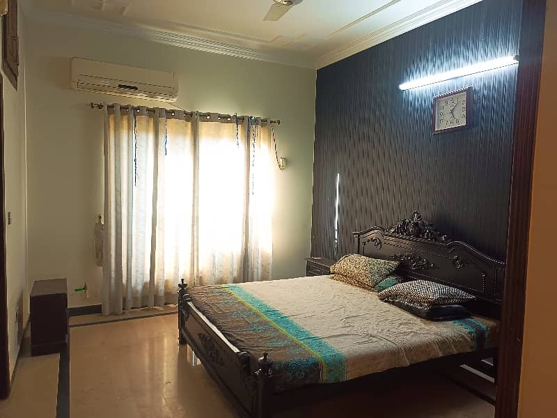 Complete Furnished 8 Marla Bedroom, Attached Washroom, Drawing Roo,m Attached Washroom, Ground Portion For Rent Demand 75000 10