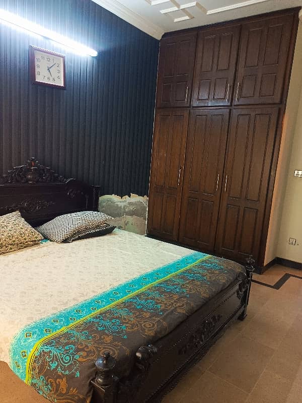 Complete Furnished 8 Marla Bedroom, Attached Washroom, Drawing Roo,m Attached Washroom, Ground Portion For Rent Demand 75000 11