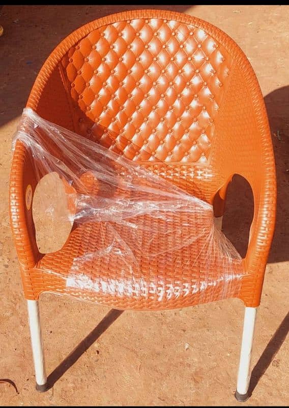 Plastic chairs with iron Legs 0