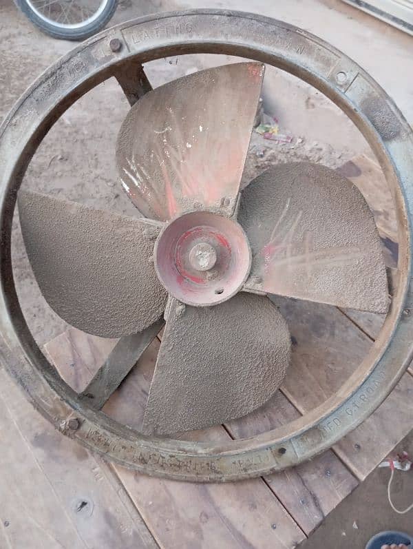 20 inch fan with original warning available for sale 0
