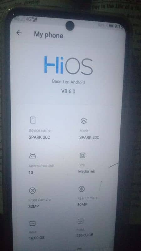 Tecno spark 20C exchange posibal 5