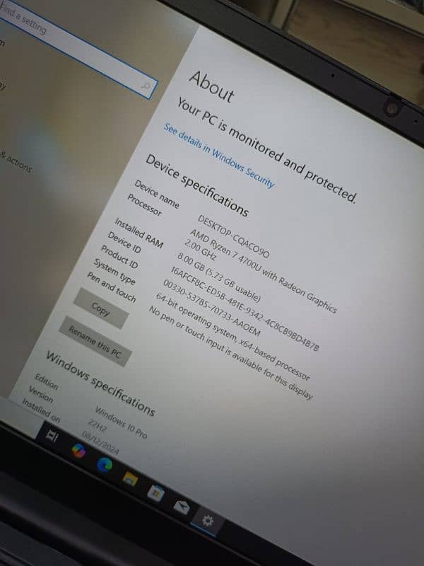 Lenovo Thinkpad E14 Gen 2 Ryzen 7 4700u 8 cores 14 inch 1080p 10