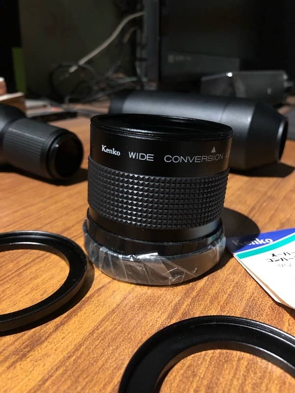 Kenko Tele Conversion Lens 6,5x and 0.5 wide angle 3