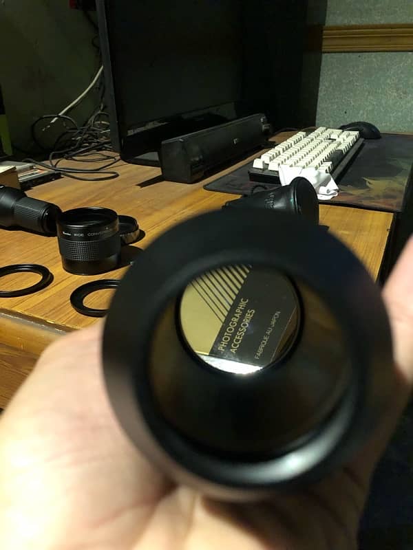 Kenko Tele Conversion Lens 6,5x and 0.5 wide angle 7