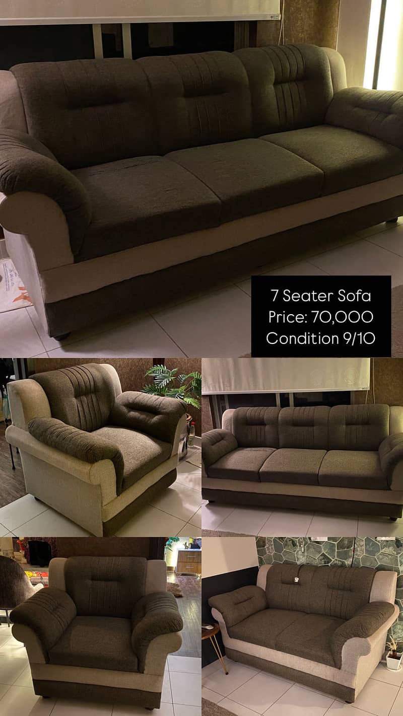 7 Seater Sofa Set 0