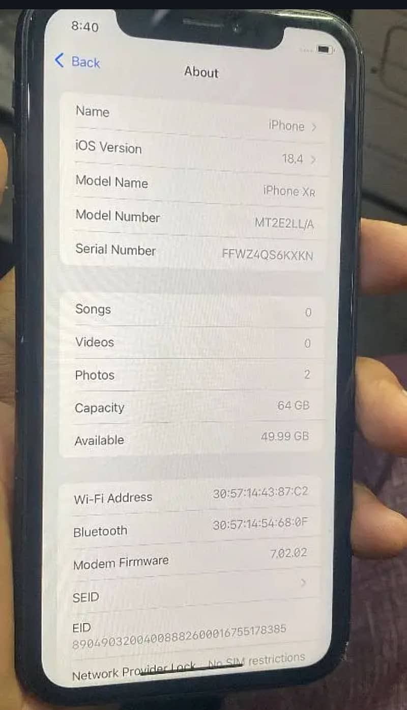 iPhone XR pta approved 8